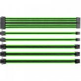 Kit Cablu componente Thermaltake TtMod Sleeve, Green/Black