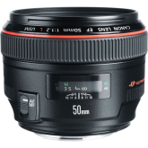 Obiectiv Canon EF 50/1.2 L USM, Black