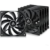 Ventilator Arctic F12 PWM, 120 mm, Black, 5 bucati