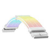Extensie cablu alimentare Gamemx Motherboard ARGB, White