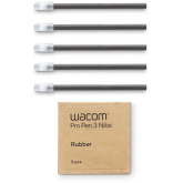 Nibs Wacom pentru Pro Pen 3 Rubber, Gray, 5 bucati