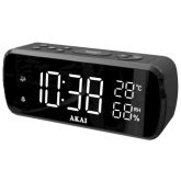 Radio cu ceas Akai ACR-1080, Black