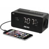 Radio cu ceas Akai ACR-2993, Black