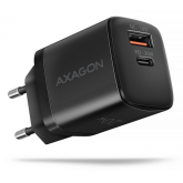 Incarcator retea Axagon ACU-PQ20, 1x USB, 1x USB-C, 20W, Black