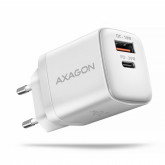 Incarcator retea Axagon ACU-PQ20W, 1x USB, 1x USB-C, 20W, White