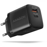 Incarcator retea Axagon ACU-PQ30, 1x USB-C, 1x USB, 5A, Black