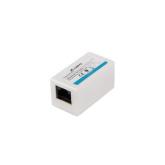 Mufa Lanberg AD-RJ45-RJ45-OU5, RJ45, White