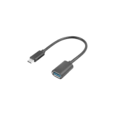 Adaptor Lanberg AD-UC-UA-04, USB-C male - USB-A female, 0.15 m, Black