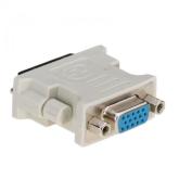 Adaptor Akyga AK-AD-12, VGA Female - DVI-I Male, White