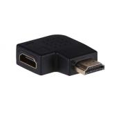 Adaptor Akyga AK-AD-45, HDMI Male - HDMI Female, 90 grade, Black