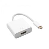 Adaptor Akyga AK-AD-53, USB-C Male - HDMI Female, White