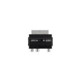 Adaptor Belkin F3Y051B, S-Video - 3xRCA, Black