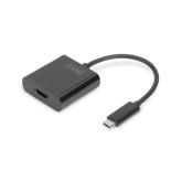 Adaptor Digitus DA-70852 Graphic, HDMI - USB-C, 0.15m, Black