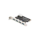 Adaptor Digitus DS-30221-1, PCI-E - USB 3.0, Low Profile Bracket