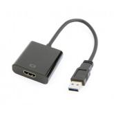 Adaptor Gembird, USB - HDMI, Black