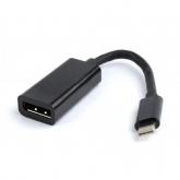 Adaptor Gembird, USB Tip-C - DisplayPort, Black