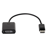 Adaptor HP F7W96AA, DisplayPort - DVI, Black