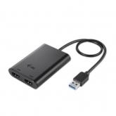 Adaptor i-tec USB 3.0/USB-C - 2x HDMI, Black