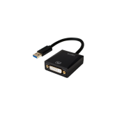 Adaptor Logilink, 1x USB 3.0 - DVI, Black