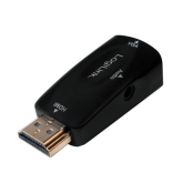 Adaptor LogiLink CV0107, HDMI Male - VGA Female, Black