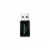 Adaptor Mini Wireless MERCUSYS MW300UM, USB, Black