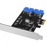 Adaptor PCI-Express Axagon PCEU-034VL, 2x USB 3.2 Gen 1, UASP VIA + LP