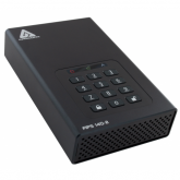 Hard Disk portabil Apricorn Aegis Padlock DT FIPS, 12TB, USB 3.0, 3.5inch, Black