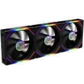 Ventilator Gamidas Aeolus P2 1203, ARGB LED, 120 mm, Black, 3 bucati