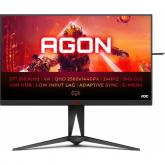 Monitor LED AOC Agon AG275QZN/EU, 27inch, 2560x1440, 1ms GTG, Black-Red