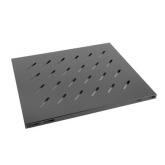 Raft Fix perforat Lanberg AK-1003-B pentru Rack 19inch, Black