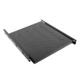 Raft Mobil perforat Lanberg AK-1007-B pentru Rack 19inch, Black