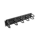 Organizator cabluri Lanberg AK-1204-B, 19inch, 2U, Black