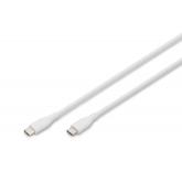 Cablu Digitus by Assmann AK-300341-020-W, USB-C 2.0 male - USB-C 2.0 male, 2m, White