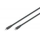 Cablu Digitus by Assmann AK-300342-020-S, USB-C 4 male - USB-C 4 male, 0.5m, Black