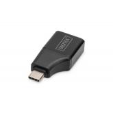 Adaptor Digitus by Assmann AK-300450-000-S, USB-C - HDMI, Black