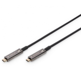 Cablu de date Digitus by Assmann AK-330160-150-S, USB-C male - USB-C male, 15m, Black