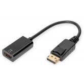 Adaptor Digitus by Assmann AK-340415-002-S, DisplayPort male - HDMI female, Black