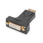 Adaptor Digitus by Assmann AK-340603-000-S, DisplayPort male - DVI-I 24+5 female, Black