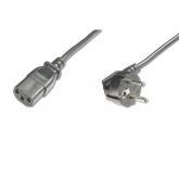 Cablu alimentare Digitus by Assmann AK-440100-025-S, CEE 7/7 male - IEC C13 female, 2.5m, Black