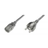 Cablu alimentare Digitus by Assmann AK-440101-018-S, CEE 7/7 - IEC C13, 1.8m, Black
