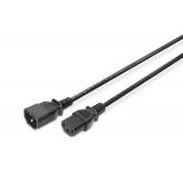 Cablu alimentare Digitus by Assmann AK-440201-050-S, IEC C14 - IEC C13, 5m, Black, Bulk