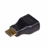 Adaptor Akyga AK-AD-04, HDMI female - MiniHDMI male, Black