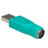 Adaptor Akyga AK-AD-50, USB 2.0 - PS/2, Green