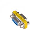 Adaptor Akyga AK-AD-16, D-Sub 9-pin female - D-Sub 9-pin female, Silver