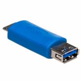 Adaptor Akyga AK-AD-25, USB 3.0 Micro-B - USB 3.0, Blue