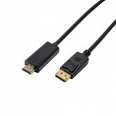 Cablu Akyga AK-AV-05, HDMI - Displayport, 1.8m, Black
