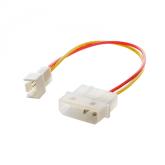 Cablu Akyga AK-CA-36, MOLEX male - 3-pin 5V male, 0.15m