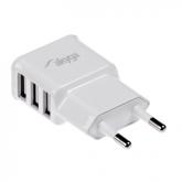 Incarcator Akyga AK-CH-05, 3x USB, 5V, 3.1A, 15W, White