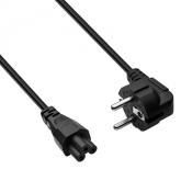 Cablu alimentare Akyga AK-NB-01A, CEE 7/7 - IEC C5, 1.5m, Black