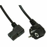 Cablu alimentare Akyga AK-PC-02A, CEE 7/7 male - IEC C13 male, 1.5m, Black